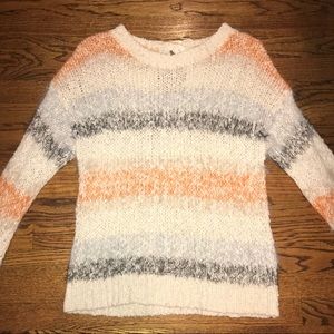 Anthropologie Meadow Rue Soft Striped Sweater